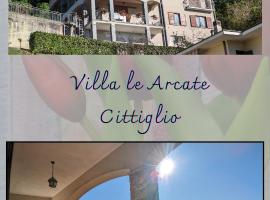 Villa Le Arcate zona Lago Maggiore, apartmán v destinácii Cittiglio
