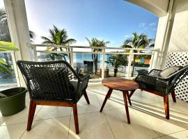 Maho Beach Bright Studio, Ocean View, hotel in Maho Reef