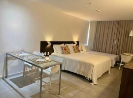 Coral Ritz - Flat beira mar (Condomínio Ritz Suites Home Service), viešbutis Masejuje