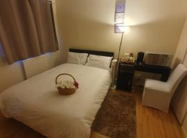 Double size and Single room in Barking, heimagisting í Barking
