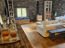 Exceptional stone mountain house