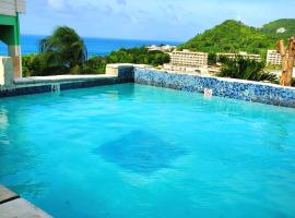 BeachFront Villa, cottage in Gros Islet