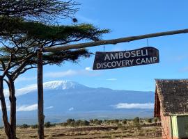 Amboseli Discovery Camp, luxusní stan v destinaci Amboseli