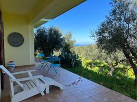 Peaceful home amongst olive groves by the sea, hotel in Koroni