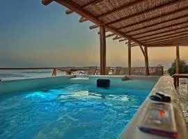Beautiful Mykonos Villa 11 Bedrooms Villa Atlantis Private Heated Infinity Pool and Outdoor Jacuzzi Kastro