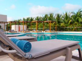 Exclusiva casa en Baru con piscina y playa privada, căsuță din Playa Blanca