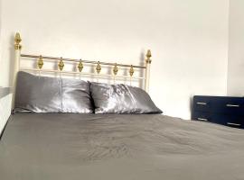 Elegant single-occupancy double bed room(1 person only), hospedagem domiciliar em Morriston