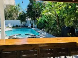 Beautiful home with large pool! Close to the beach!