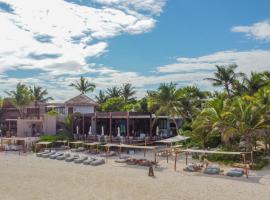 Viesnīca Lula Seaside Boutique Hotel pilsētā Tuluma, netālu no apskates objekta biosfēras rezervāts Sian Ka´an