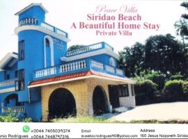Luxurious 5BHK Peace Villa Siridao Goa Beach, hotel in Panaji