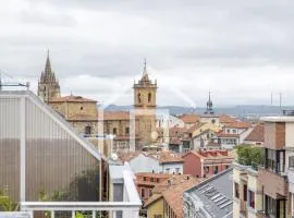 Ático Quintana II - con terraza, en el centro con Wifi y garaje