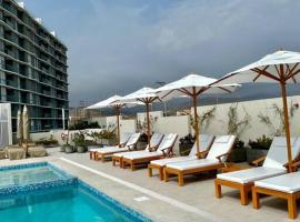 Departamento de playa con piscina, hôtel à San Bartolo