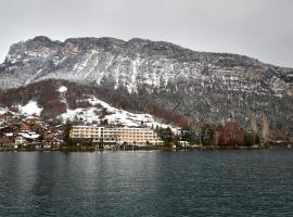 BEATUS Wellness- & Spa-Hotel, plážový hotel v destinaci Merligen