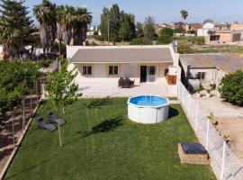 Aimar - Casa en Deltebre con jardín, piscina privada y barbacoa - Deltavacaciones，代爾特布雷的海灘飯店