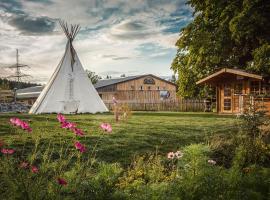 Ranchhouse Smoker- Westernstable - Horse, hotel in Elterlein