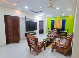 Kamalam 3BHK Villa 1AC and 2 Non AC Bedrooms, cabaña o casa de campo en Coimbatore
