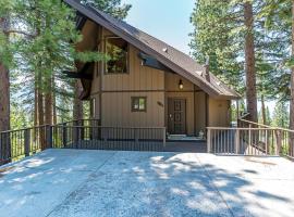 Enjoy the brilliant views of Lake Tahoe from this mountainside Cabin, golf hotel in Incline Village