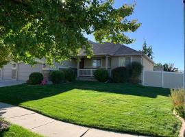 Snug Home with fenced yard, cheap hotel in West Valley City