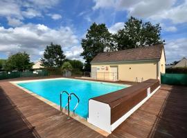 Aquatique - piscine - 5pers - Rêve au Mans, apartma v mestu Le Mans