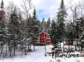 Les Chalets Tourisma - Chalet dans les bois avec lac privé - Le Colibri