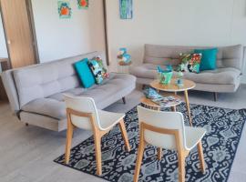 Beautiful Beach Apartment in Zazue, hotel near Zazue Shopping Centre, Santa Marta