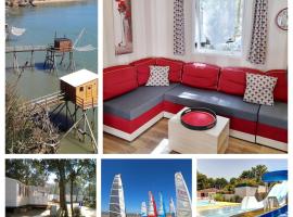 HOME-COSY - 6 pers - 40 m2 3 CH - 2 SDB et 2 WC, glamping en Saint-Brevin-les-Pins