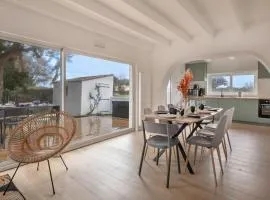 Maison pour 8, avec jacuzzi à 200m de la plage