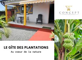 Le Gîte Des Plantations, alojamento com cozinha em Capesterre-Belle-Eau