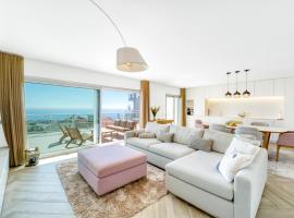 Panoramic Views - Terrace, Sea Views & Pool, пляжне помешкання для відпустки у місті Назаре