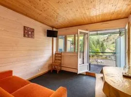 Chaleureux studio 6 pers, ascenseur, balcon, proche pistes - FR-1-400-5