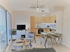 Appartement moderne 3* avec balcon, proche du lac et plage, parking privatif, Wi-Fi inclus - FR-1-239-862