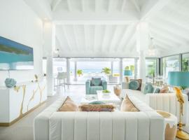 La Perla Bianca - 1 BR Beachfront Luxury Villa offering utmost privacy, hotel con estacionamiento en Les Terres Basses