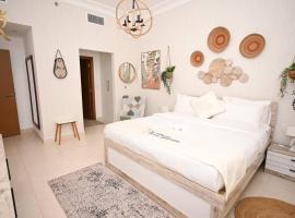 Yas Natura Bliss 1BR Apartment, pet-friendly hotel in Abu Dhabi