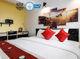 Khaosan Art Hotel - SHA Plus Certified, hotell i Phra Nakhon i Bangkok