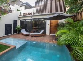 New Villa 4BR private pool & jacuzzi TULUM Veleta บ้านพักในตูลุม