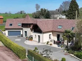 Maison spa privatif près de l'étang avec jardin fleuri et jeux enfants, proche Suisse Normande - FR-1-497-188