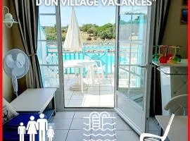 "ÉPHÉ'MER TURQUOISE" Appartement-5 pers-vue piscines-village vacances