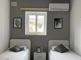 F3 Room 3, Private Room two single beds shared bathroom