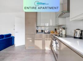 Town Center 2 bed Serviced Apartment 08 with parking, Surbiton By 360Stays, khách sạn ở Surbiton