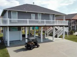 Hot Tub Golf Cart Near beach Coastal Retreat