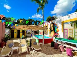 Guacamayas Hostel and Social Laundry, ubytování v soukromí v destinaci Valladolid
