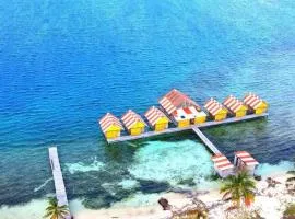 Cabañas sobre el mar en Guna Yala