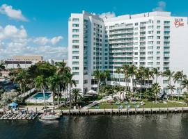 Waterview Condo- Spacious 2 bedroom - Central - Steps to Beach, hotel di Fort Lauderdale