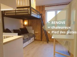 Studio chaleureux rénové au pied des pistes – hotel w mieście Dévoluy