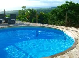 Chez les Christophines, Bel appart avec piscine sur les Monts Caraïbes