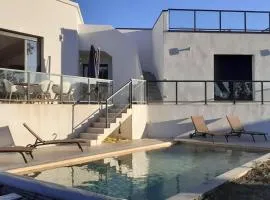 Villa Rossa Contemporaine Piscine chauffée