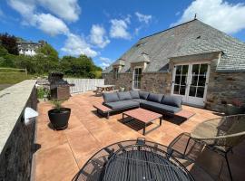 Le Panoramique, hotel med pool i Barneville-Carteret