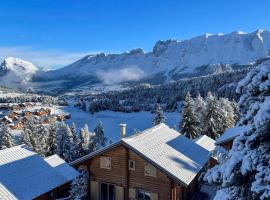 La joue du loup Bord des pistes - Chalet en bois de charme pour 10 personnes, hotel in Le Dévoluy