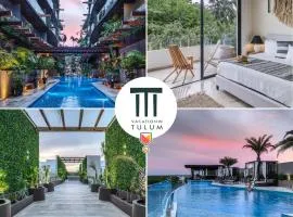 Fast-Wifi Sunset Studio Tulum with Rooftop and Pool SPA