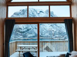 Lofoten Cabins、Hopenのコテージ